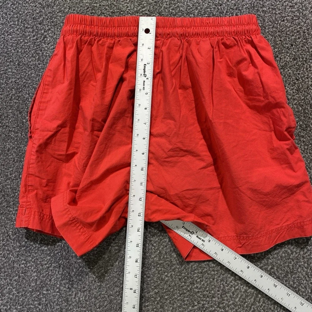 Vintage Polo Ralph Lauren Swim Trunks Shorts Mens M Red Mesh Lined Beachwear 90s